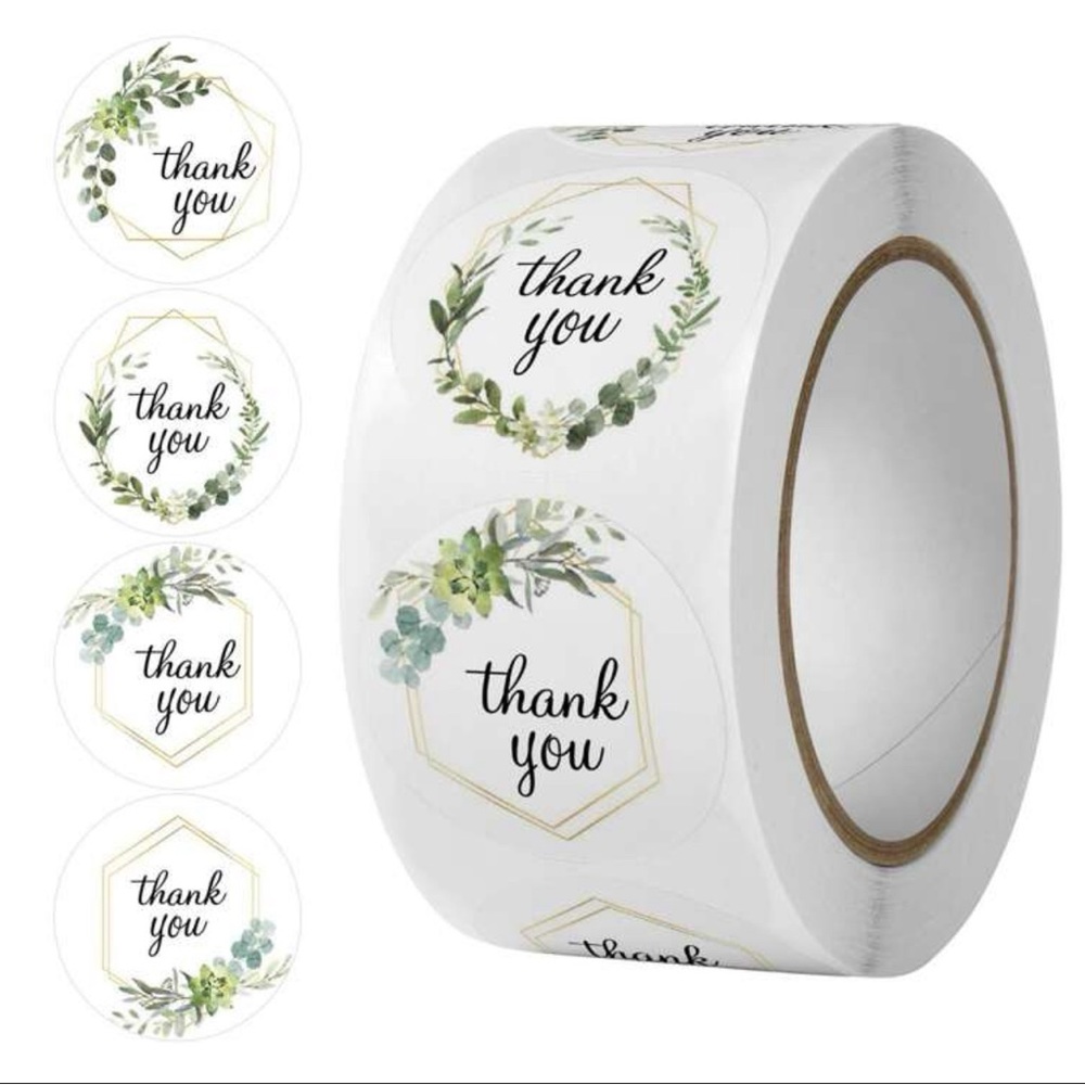 10 assorted poly mailers 10x13 and 10 thank you stickers - Picture 6 of 7